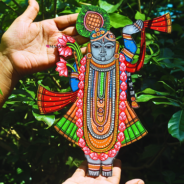 Hand-Painted Shreenathji CutOuts