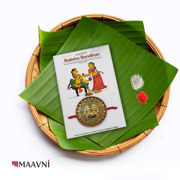 Hand-painted Pattachitra Shri Balabhadra Rakhi Festive Decor by Maavni