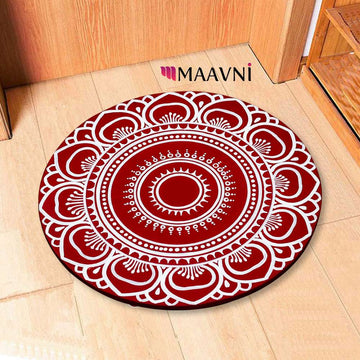 Hand-painted Pattachitra Odia Jhunti Style Rangoli Boards Pooja Room Decor by Maavni