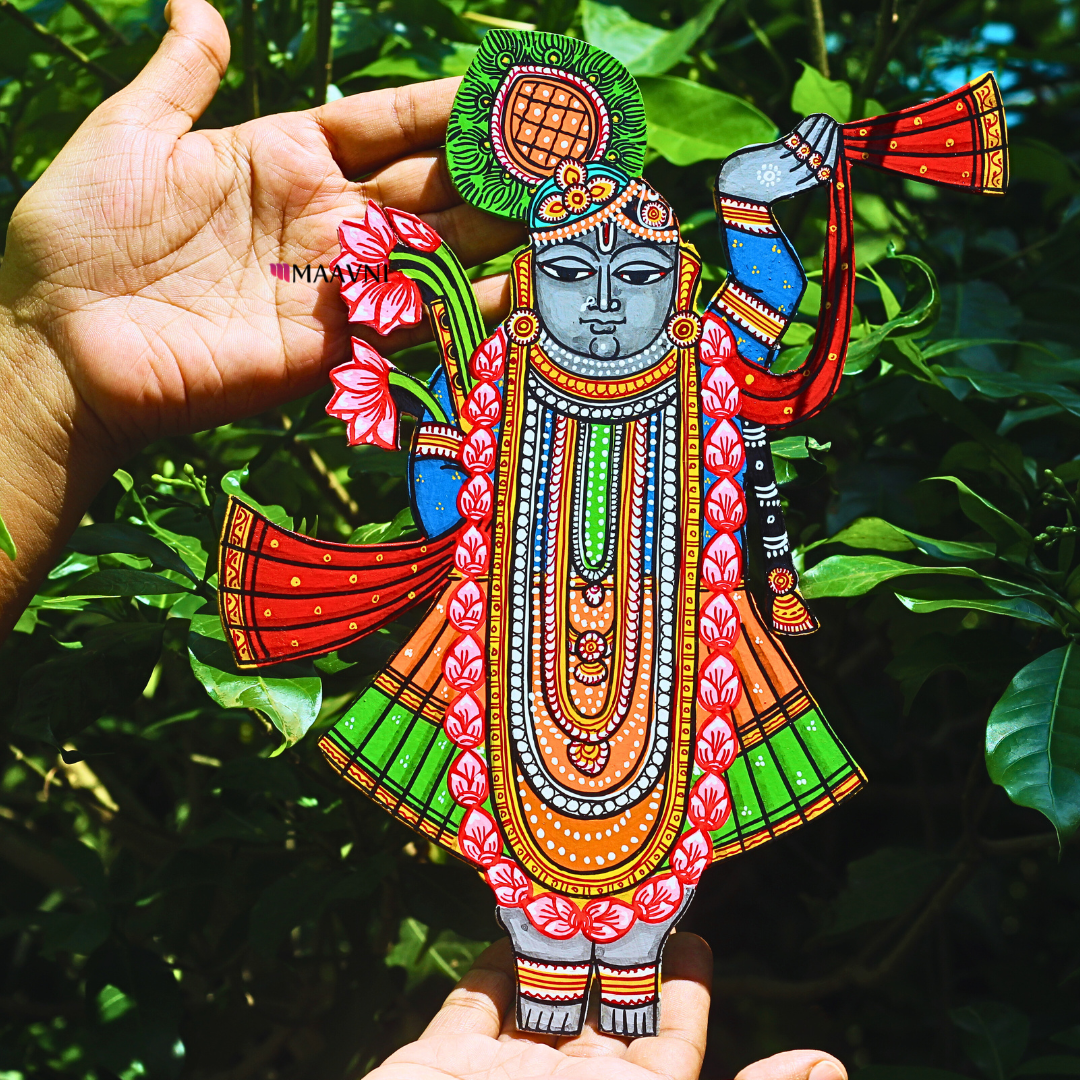 Hand-Painted Shreenathji CutOuts