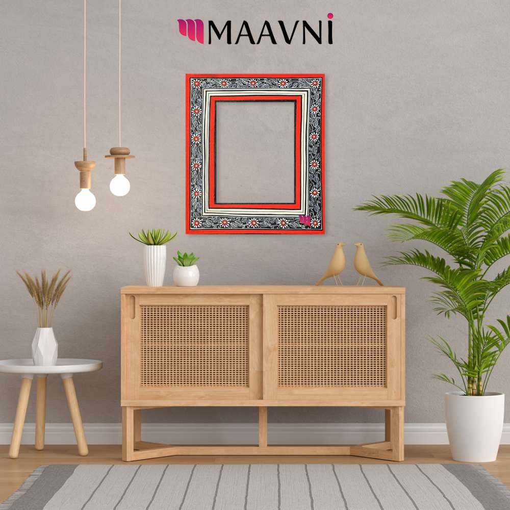 Hand-painted Pattachitra Photo Frame Decor gallery image by Maavni