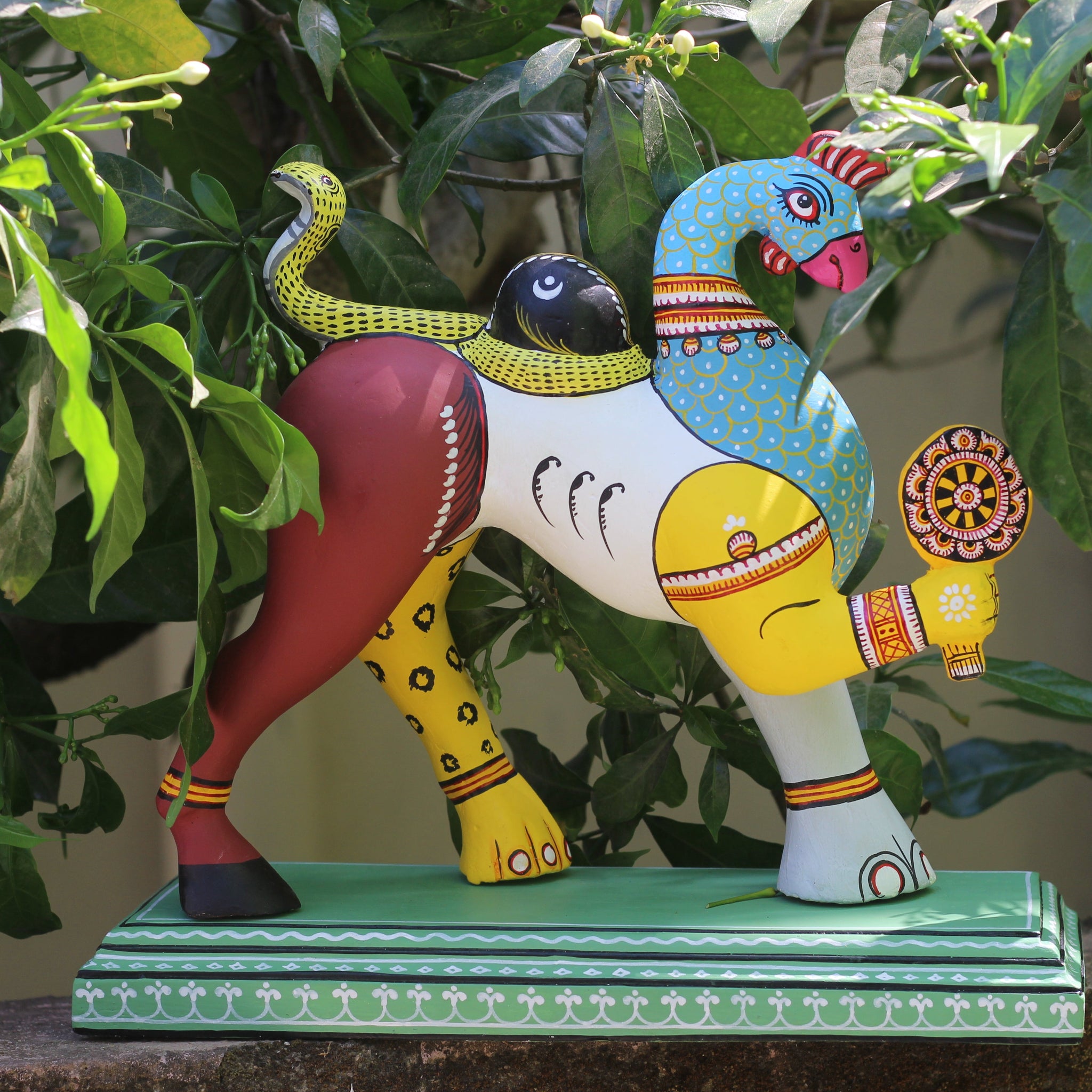 Hand-painted Pattachitra Navagunjara Figurine | Maavni