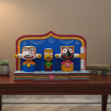 Jagannath Wooden Idol Set