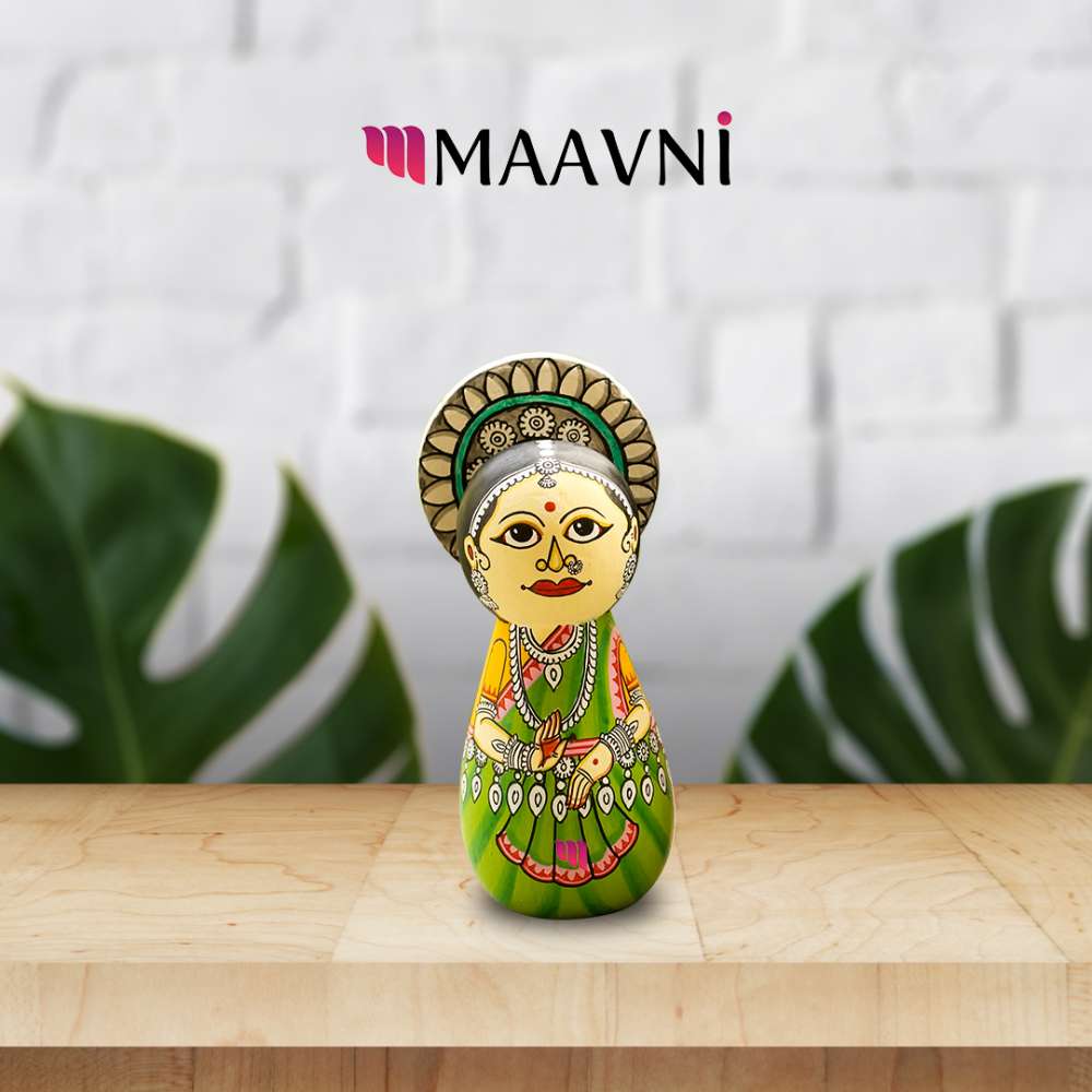 Hand-painted Pattachitra Odishi Doll Decor by Maavni