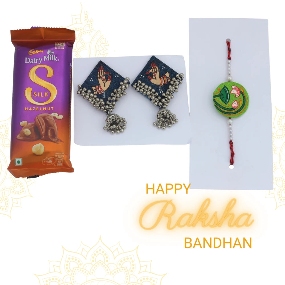 Hand-painted Pattachitra Sister Rakhi Hamper Festive Decor by Maavni