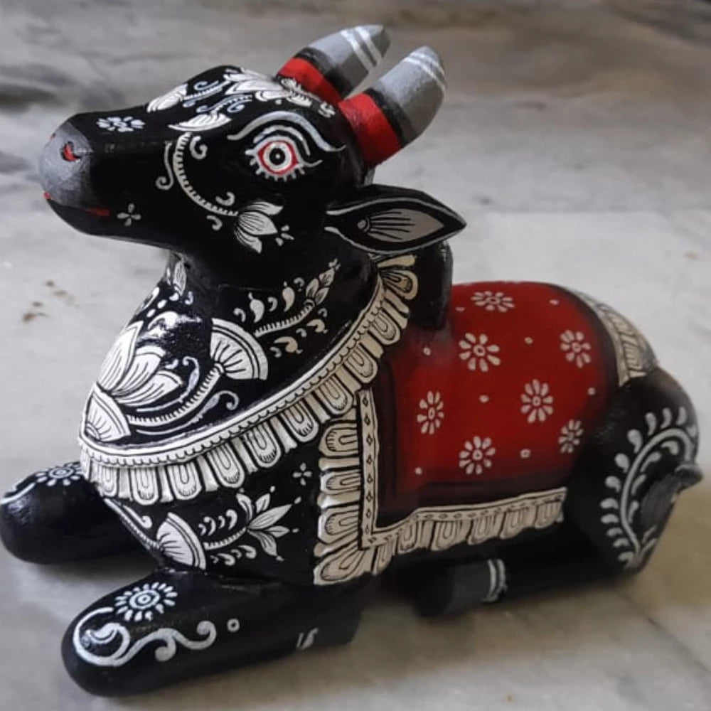 Hand-painted Pattachitra And Nandi Decor by Maavni