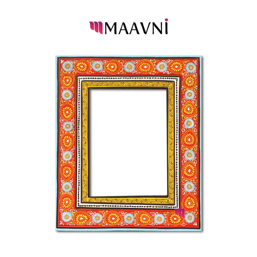 Hand-painted Pattachitra Photo Frame Decor gallery image by Maavni
