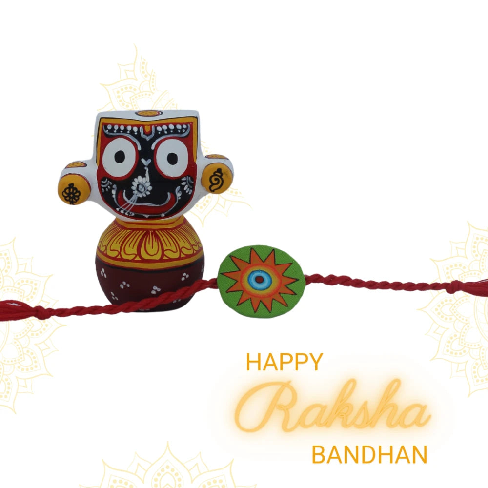 Hand-painted Pattachitra Jagkidsrakhiset Festive Decor by Maavni